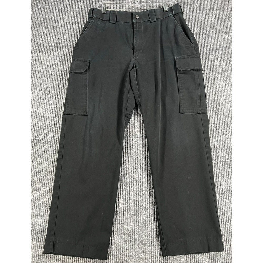 5.11 Tactical Pants Mens 33x30 Black Cargo Security Utility Canvas Casual Comfor